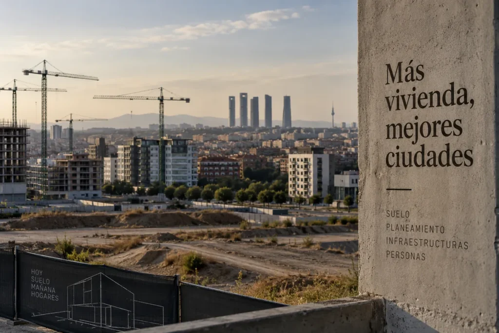 Desarrollo urbano y construcción de vivienda en una ciudad española